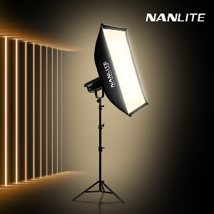 [NANLITE] 난라이트 대광량 스튜디오 LED 조명 FS-300B 직사각형 소프트박스 원스탠드 세트